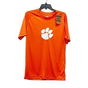 Rivalry Threads 91 NCAA Clemson Tigers‎ Men's Poly T-Shirt Orange Size Small